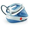 Tefal High Pressure Steam Generator Iron, 2700W, 580g/min Steam Boost, 7.6 Bar Pressure, GV9710 Pro Express Ultimate II, Blue & White