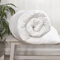 Night Comfort Feels Like Down Duvet - 100% Silk-Like Organic Cotton Cover - Hypoallergenic Feather & Down Alternative Hollowfibre Filling (13.5 Tog - King Size)