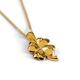 HENRYKA 925 Sterling Silver and 24ct Gold Plate Four Leaf Clover Necklace, Good Luck Jewellery, Irish Necklace, Four Leaf Clover Gift