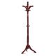 GHQYP Simple Birch Wood Coat Racks Floor Standing Shelf Tripod Base Holder Purse Clothes Hooks Hat Umbrella Jacket Storage Hanger