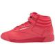 Reebok Women's Freestyle Hi High Top Sneaker, Vector Red/White, 7 UK