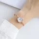 Montre de luxe en acier inoxydable pour femme petit bracelet doré montres-bracelets à quartz rétro