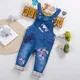 DIIMUU-Salopette en jean pour bébé fille et garçon pantalon long décontracté imprimé taille
