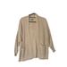 American Eagle Outfitters Sweaters | American Eagle Outfitters Beige Xs Open Front Knit Longline Cardigan Sweater | Color: Tan | Size: Xs