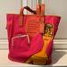 Coach Bags | Coach Bonnie Cashin Tote Bag 13379 Canvas | Color: Orange/Pink | Size: Os