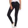 Free People Jeans | Free People Black Camo Skinny High Waisted Jeans Long And Lean Jeggings W27 | Color: Black | Size: 27