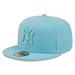 Men's New Era Light Blue York Yankees Color Pack 59FIFTY Fitted Hat
