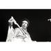 Grant Harper Reid Jimi Hendrix Tuning Guitar on Stage - Unframed Photograph Paper in Black/White Globe Photos Entertainment & Media | Wayfair