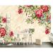 GK Wall Design Flower Bohemian Blossom 6.25' L x 112" W Paintable Wall Mural Vinyl | 75 W in | Wayfair GKWP000189W75H49_V