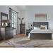 Progressive Furniture Inc. Solid Wood Panel Headboard Wood in Gray | 57 H x 65 W x 2.25 D in | Wayfair B114-34