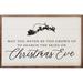 The Holiday Aisle® Search The Skies On Christmas Eve Wood in Brown | 10 H x 16 W x 1.5 D in | Wayfair 0FC6973013F2417B8C29C617EB000887