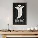 The Holiday Aisle® Hey Boo Ghost Black Wood in Brown | 24 H x 1.5 D in | Wayfair A91F336567AA448793B62BDE77A12403
