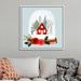 The Holiday Aisle® Snow Globe Village Holiday Santa IV - Wrapped Canvas Painting Canvas | 37.25 H x 37.25 W x 1.75 D in | Wayfair