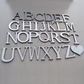 Autocollant Mural Alphabet Anglais Mirrior 3D en Acrylique Lettres d'Amour Décoratives pour Mariage