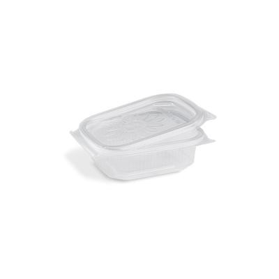 1-PACK 250x Feinkostbecher mit fixem Deckel Ripboxx Tiny klar PP 127x108x37mm 200ml