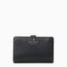 Kate Spade Bags | Kate Spade Leila Pebbled Leather Medium Compact Bifold Wallet, Black Nwt | Color: Black | Size: Os