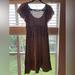 Anthropologie Dresses | 100% Silk Anthropologie Coreylynncalter Brown And Gold Dress | Color: Brown/Gold | Size: 8