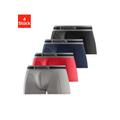 Funktionsboxer BENCH. Gr. XXL, 4 St., bunt (rot, grau, meliert, navy, schwarz) Herren Unterhosen Funktionsunterwäsche