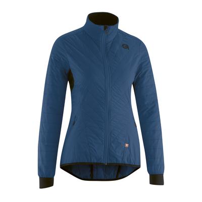 Fahrradjacke GONSO "Teixeira", Damen, Gr. 38, blau (dunkelblau), 100% Polyamid, Jacken, Damen Primaloft-Jacke, warm, atmungsaktiv und winddicht Image