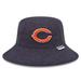 Men's New Era Heather Navy Chicago Bears Bucket Hat