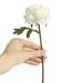 YUEHAO Artificial Flowers Clearance Artificial Fake Western Rose Flower Peony Bridal Bouquet Wedding Home Decor Wh White