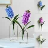 Travelwant 2Packs Artificial Flowers Faux Flowers Hyacinth Narcissus Flower DIY Flower Perfect for DIY Indoor Outdoor Home Kitchen Office Table Centerpieces Wedding Arrangements Christmas Decor