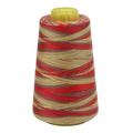 Gupbes Sewing Machine Accessories 3000 Yards Variegated Embroidery Thread Rich Bright Colors High Strength Polyester Thread For Household Daily Quilting Sewing Machine Thread