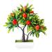 jiawei 1Pc Artificial Fruit Strawberry Tree Bonsai Home Office Garden Desk Party Decor