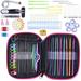 100pcs/set Crochet Needle Metal Knitting Hook Kit Weaving Yarn Needle DIY Craft Knitting Tool