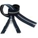 YKK #10 10 Inch to 36 Inch Aluminum Separating Jacket Zipper Extra Heavy Duty Metal Zippers for Sewing Coats Crafts (Navy - 560 11 Inches)