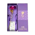 24k Gold Plated Rose With Love Holder Box Gift Valentine s Day Mother s Day Gift Flower Gold Dipped Rose