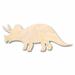 Unfinished Wood Triceratops Shape - Jurassic Park - Dinosaur - Craft - up to 24 DIY 6 / 1/4