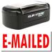 Slim Pre-Inked E-Mailed Stamp Slim 1444 Ultra Slim Design Impression Size 1/2 by 1-3/4 Up to 25 000 Impressions - Red Ink