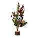 Christmas Tree Mini Christmas Tree Ornament Flower Plants Tree Decoration for Desktop Window