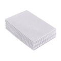 FabricLA Acrylic Felt Sheets for Crafts - Precut 9 X 12 Inches (20 cm X 30 cm) Felt Squares - Use Felt Fabric Craft Sheets for DIY Hobby Costume and Decoration | White