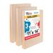 U.S. Art Supply 11 x 14 Birch Wood Paint Pouring Panel Boards Gallery 1-1/2 Deep Cradle (Pack of 3)