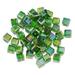 50 Pieces Square Crystal Beads Glaze Glass Loose Beads for Jewelry Making