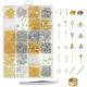 Earring Making Repair Kit 2418Pcs Hypoallergenic Earring Findings with Earring Hooks Earring Backs Earring Posts Earring Studs Jump Rings Lobster Clasps for Jewelry Repair Making