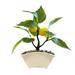 Pannow Foam Fruit Pot Lemon Potted Home Decoration Arrangement Shooting Yellow Props Imitation Plants 15-40Cm Artificial Plant
