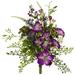 Nearly Natural 9â€� Morning Glory Artificial Flower Bundle (Set of 3) Purple
