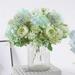 2 Bushes | 14 Pcs Blush/Mauve Peony Artificial Silk Flower Bouquets Vintage For Wedding Home Floral Arrangement