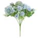 7 Heads Fake Flowers Rose Wedding Floral Decor Bouquet Artificial Rose Flowers with Leaves for Home Decoration