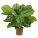 Nearly Natural 27 Large Leaf Philodendron Artificial Plant (Real Touch) Green