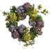 Nearly Natural 24 Mixed Hydrangea Wreath