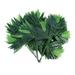 NUOLUX 50pcs Artificial Green Bamboo Leaves Fake Green Plants Greenery Leaves for Home Hotel Office Decoration