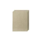 Senso Clear Primed Linen Panels - 5x7 - 3 Pack of Panels for Painting Oils Acrylics Pastels and More