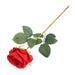 iOPQO Artificial flowers Artificial Flowers Fake Outdoor UV Resistant Plants Faux Plastic-Greenery plant fake flower artificial flower red Red