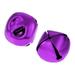 Unique Bargains DIY Small Bells 17mm/0.67-Inch 40pcs Craft Bells Bulk for Christmas Festival Party Home Purple