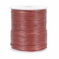 Craft County 1.5MM Round Leather Cord â€“ 5 10 25 or 50 Yards or 328 feet â€“ Various Colors