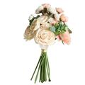 Lovehome 1 Bouquet Artificial Peony Silk Flower Wedding Party Decor Outdoor Garden Porch